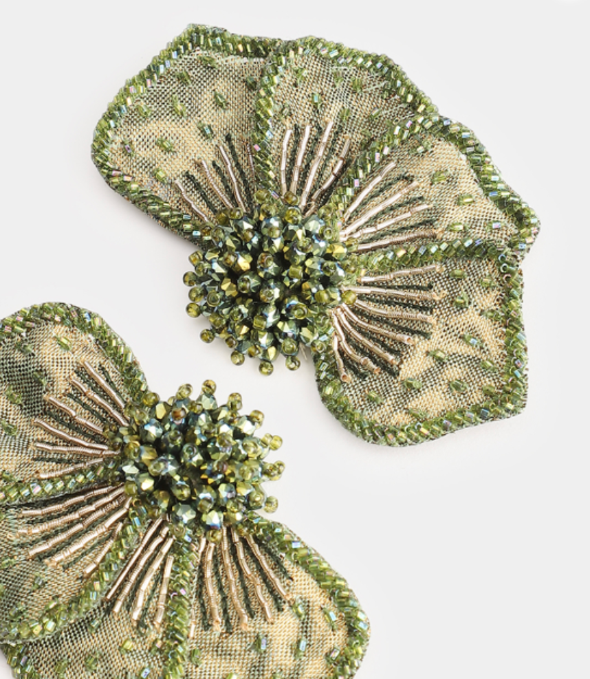 Olivia Dar - Boucles d'oreilles Peonie