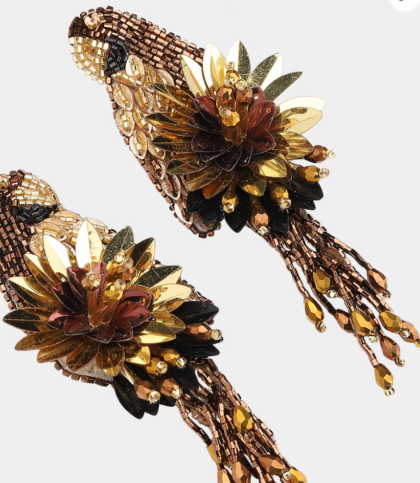 Olivia Dar - Boucles d'oreilles Parrot