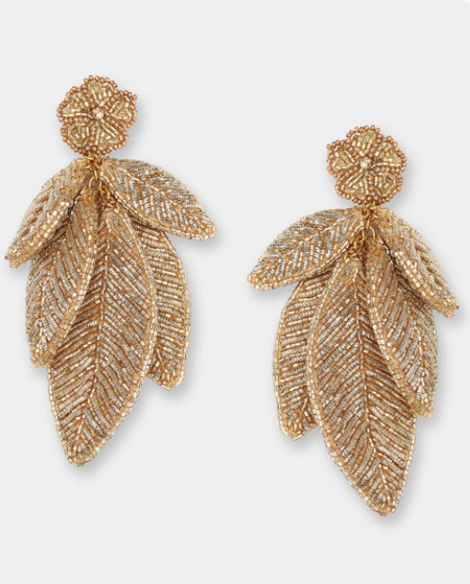 Olivia Dar - Boucles d'oreilles Leaf