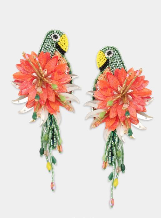Oliva Dar - Boucles d’oreilles Parrot