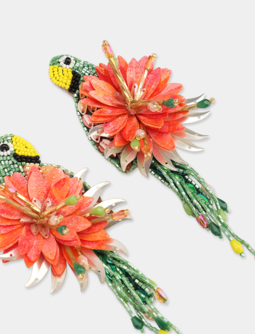 Oliva Dar - Boucles d’oreilles Parrot
