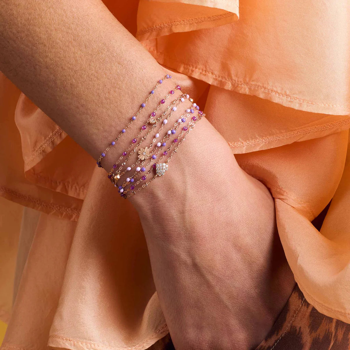 Gigi Clozeau - Bracelet Classique Gigi, Or rose Or jaune, ADULTE, 19CM