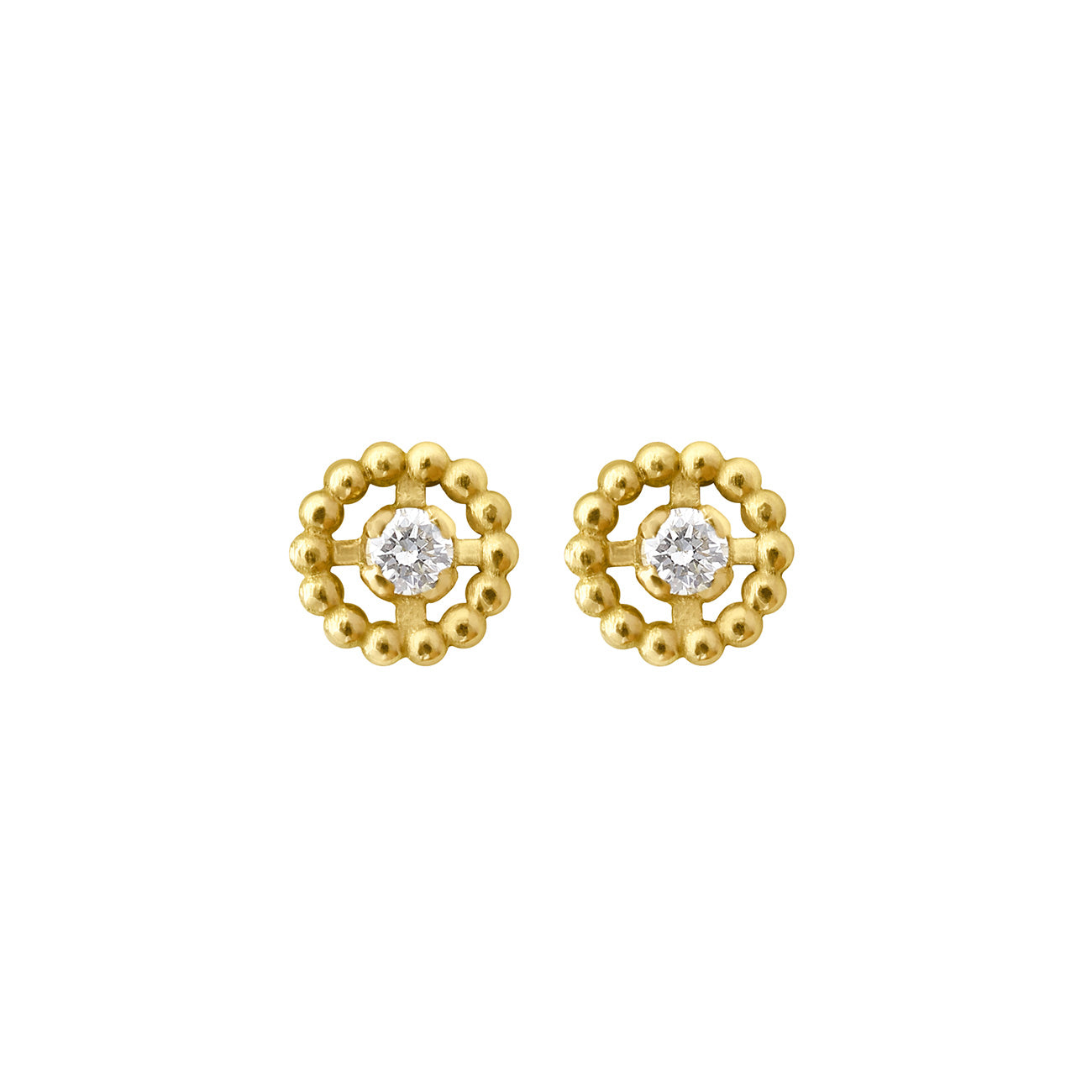 Gigi Clozeau - Boucles d'oreilles Lucky Puces Diamants