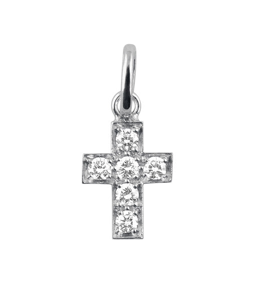 Gigi Clozeau - Pendentif Croix Diamants
