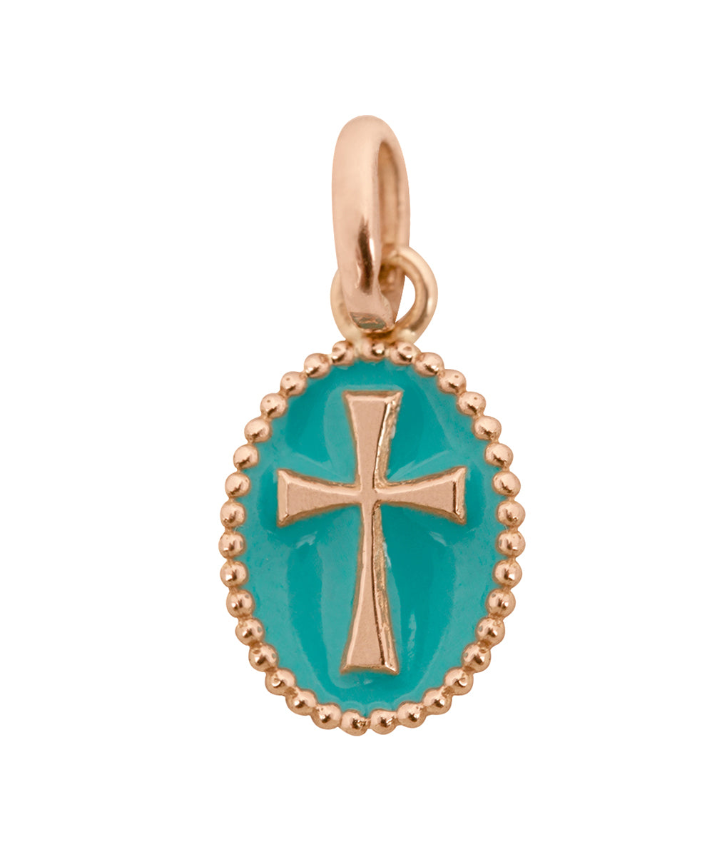 Gigi Clozeau - Pendentif croix émaillée