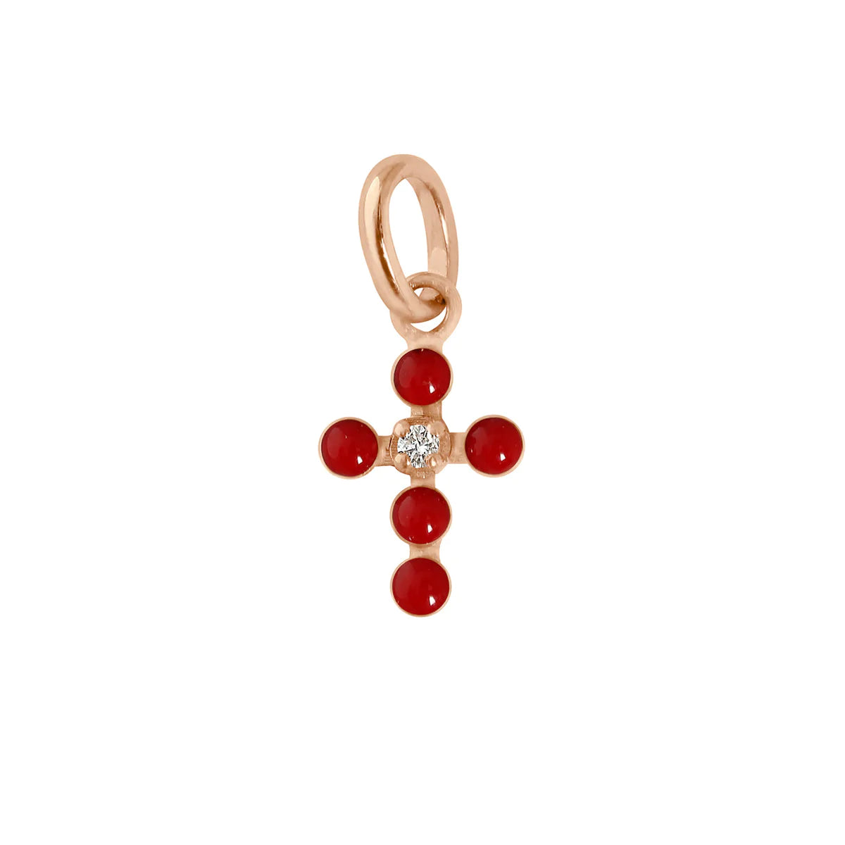 Gigi Clozeau - Pendentif Croix perlée