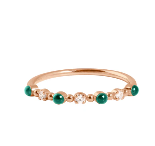 Gigi Clozeau - Bague perles de résine et diamants