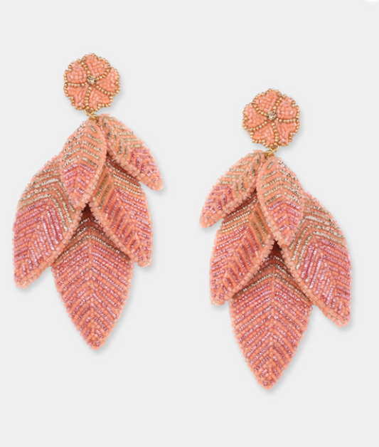 Olivia Dar - Boucles d'oreilles Leaf