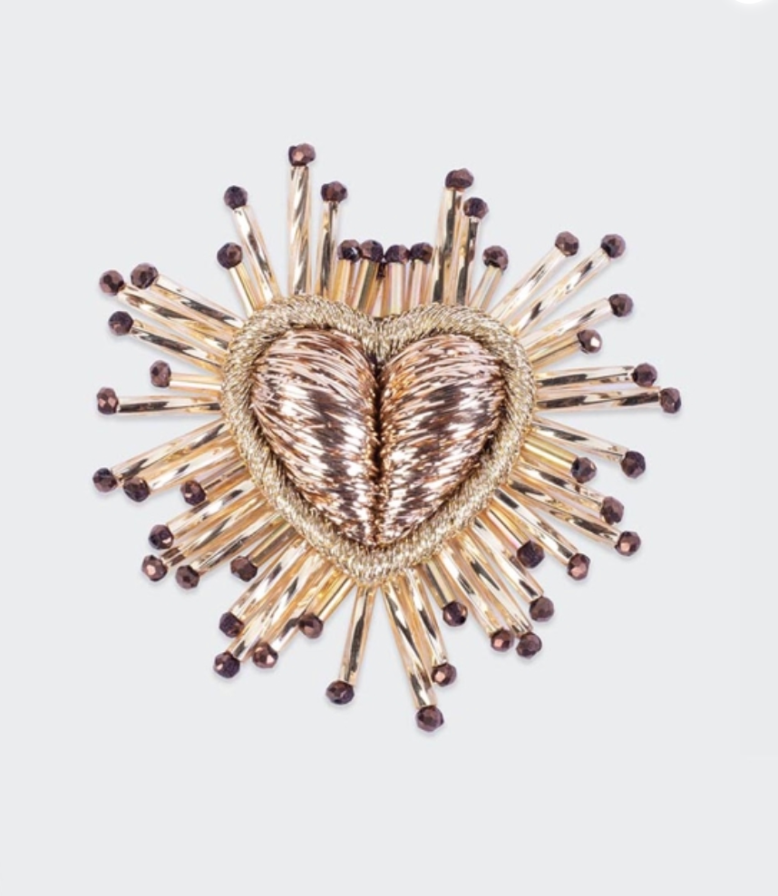 Olivia Dar - Broche Sparkle Heart