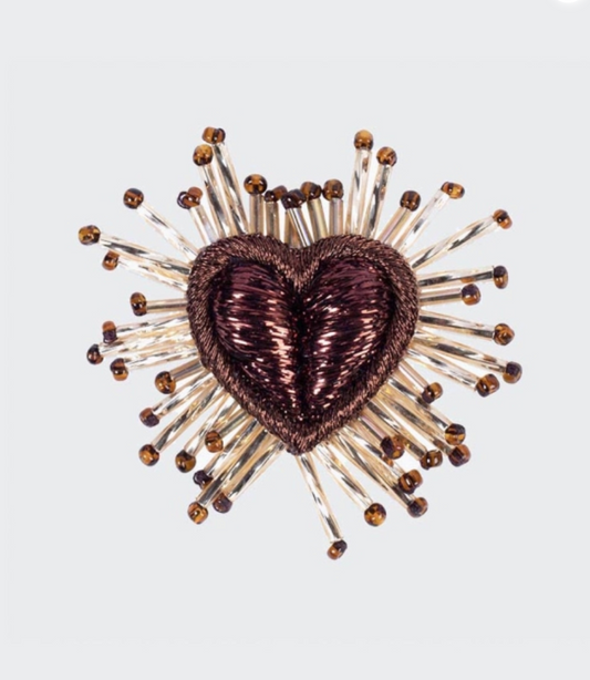Olivia Dar - Broche Sparkle Heart