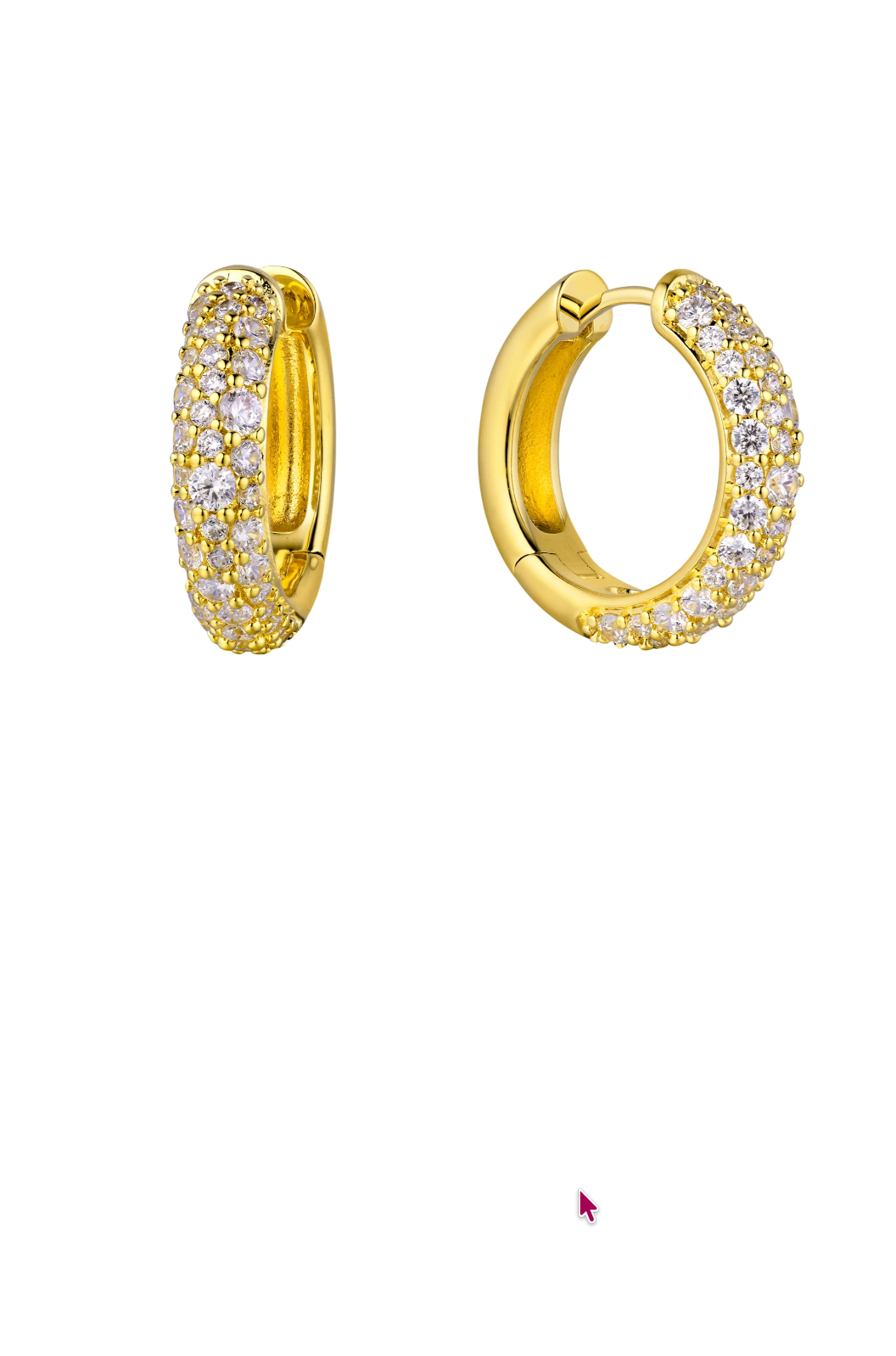 Mya Bay - Boucles d'oreilles Champagne