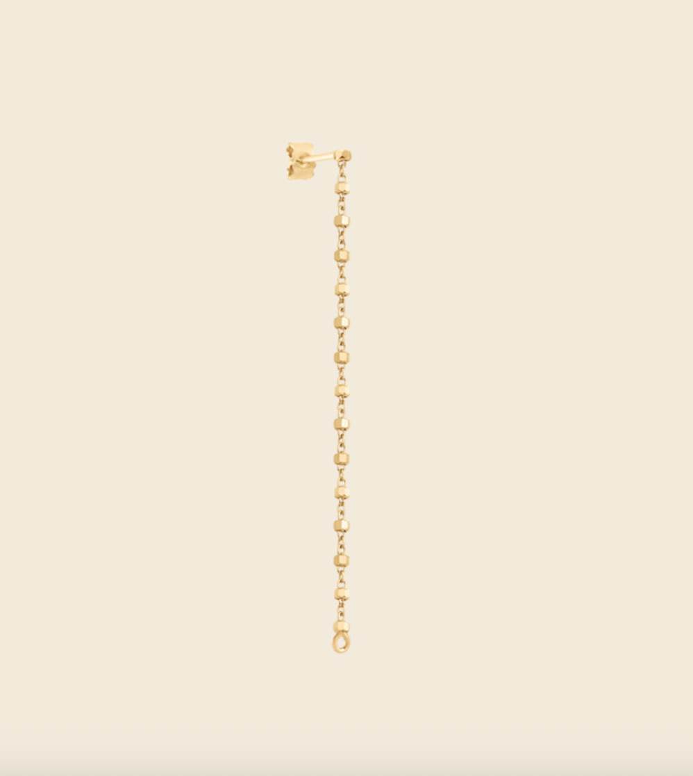 Charlet - Boucle d'oreille DIAMANTEE 5cm (à l'unité)