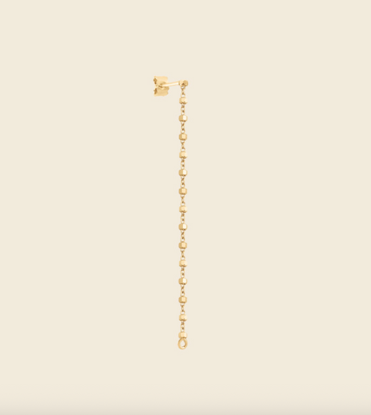 Charlet - Boucle d'oreille DIAMANTEE 5cm (à l'unité)