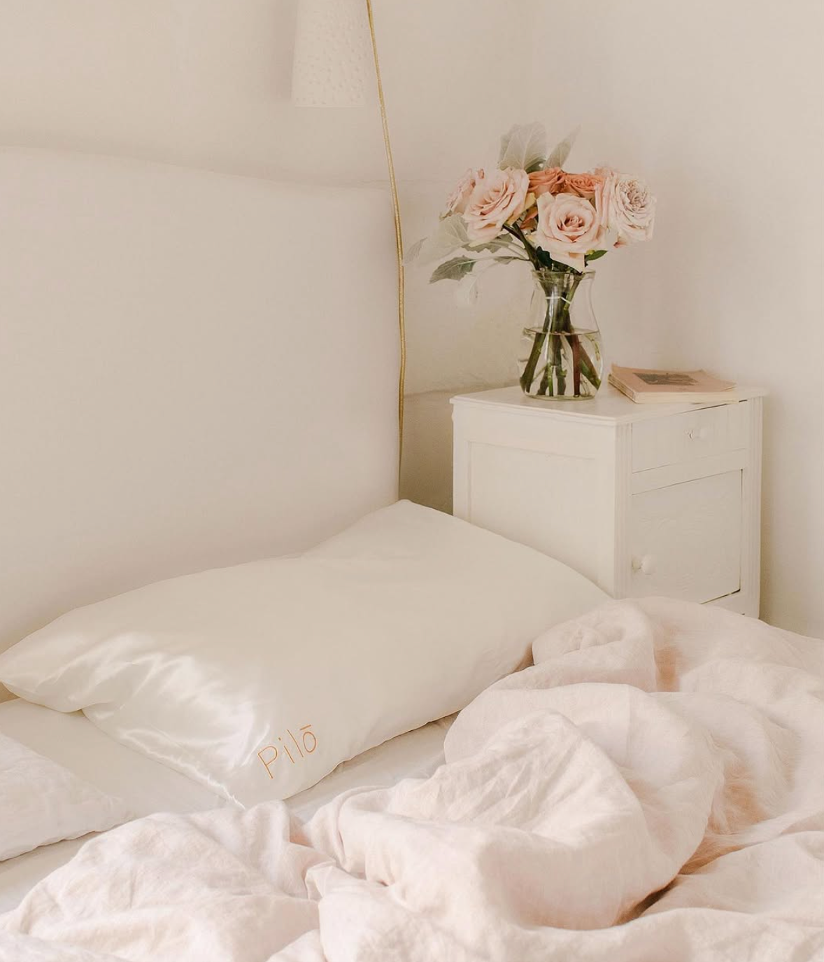 Pilō - Taie d'oreiller en soie de mûrier 50 x 75 cm