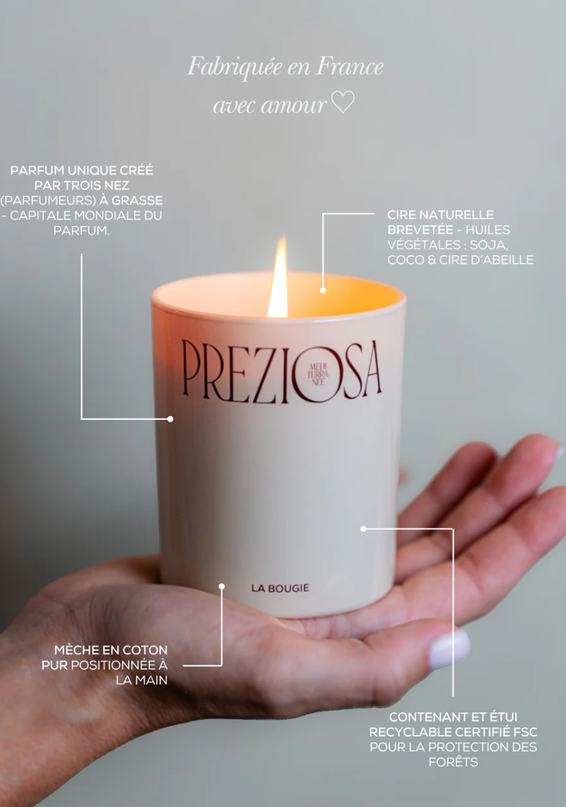 Preziosa - Bougie Sable Chaud
