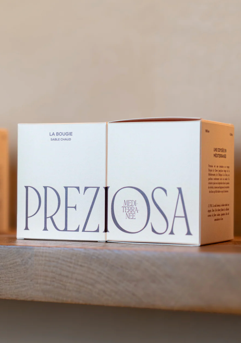 Preziosa - Bougie Sable Chaud