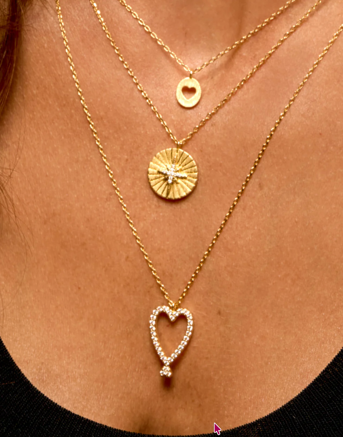 Mya Bay - Collier Twin Heart