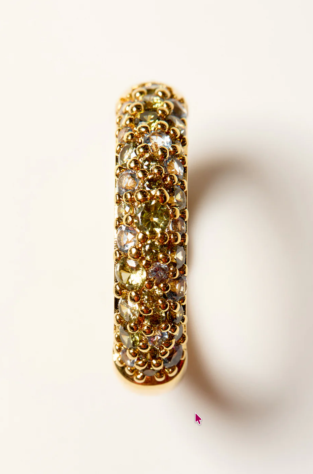 Mya Bay - Boucles d'oreilles Champagne