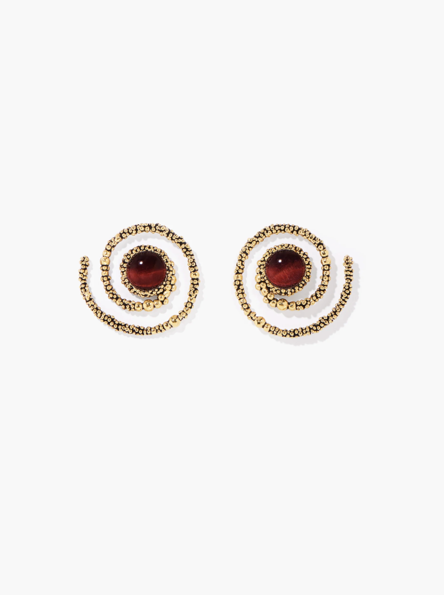 Aurélie Bidermann - Boucles d'oreilles Makoma spirales