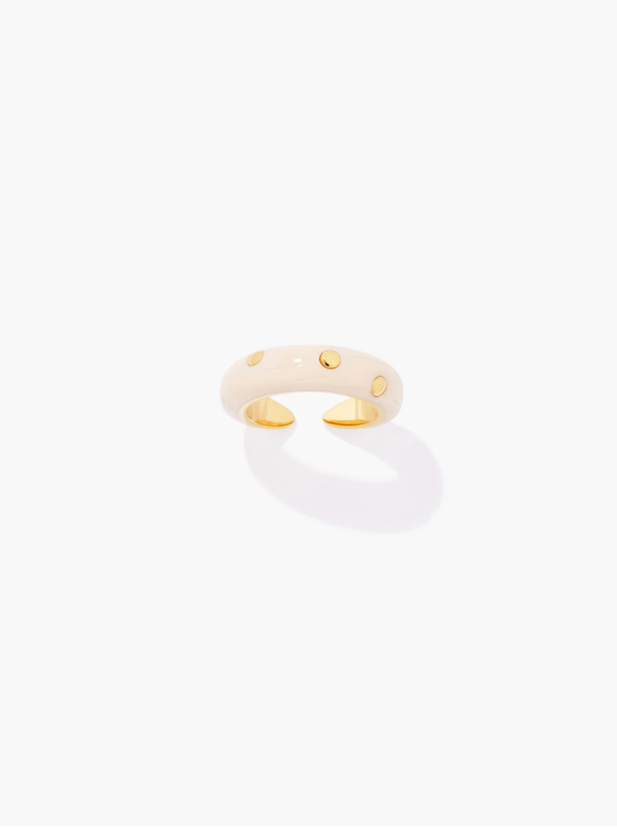 Aurélie Bidermann - Bague Caftan Moon cloutée