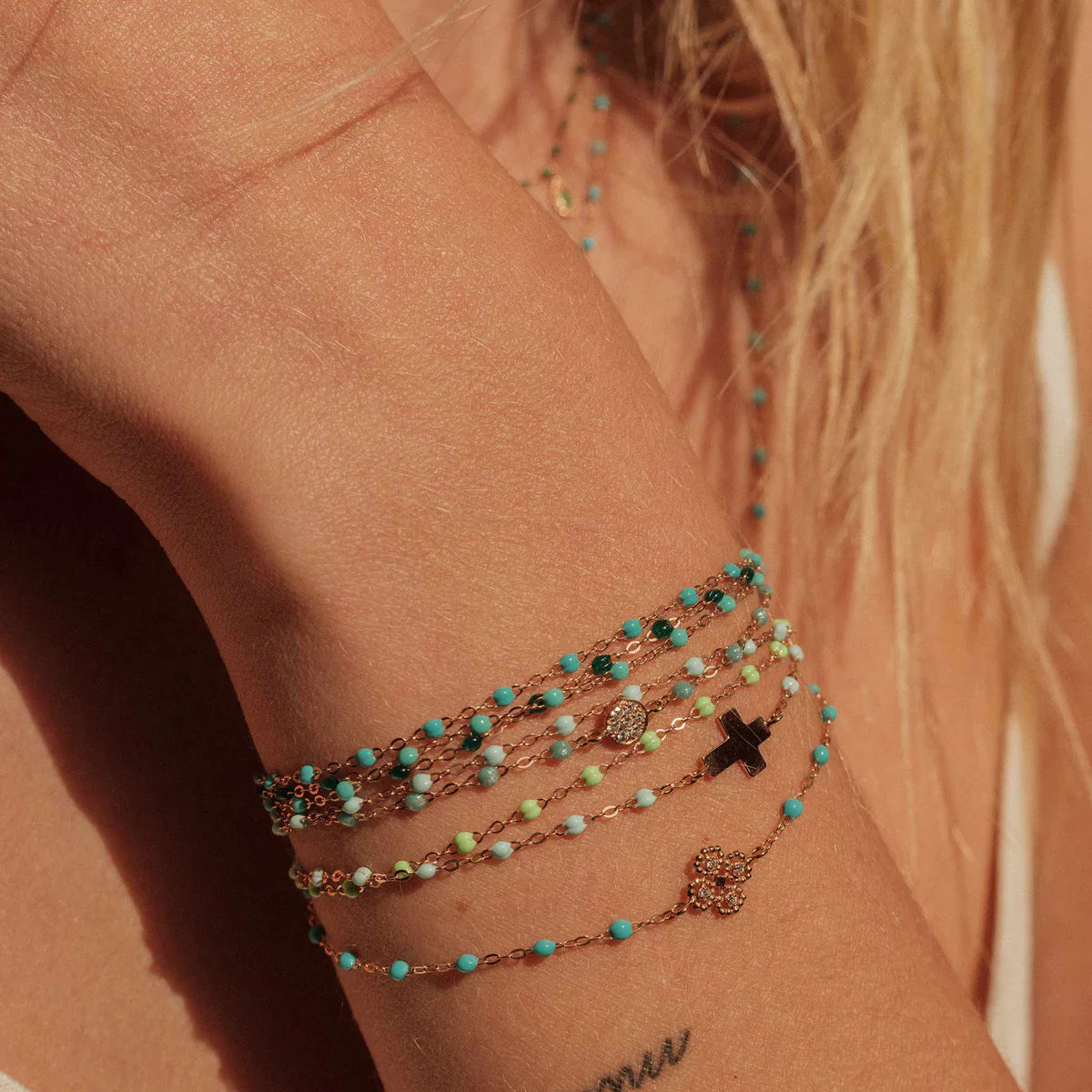 Gigi Clozeau - Bracelet Lucky Trèfle et Diamants