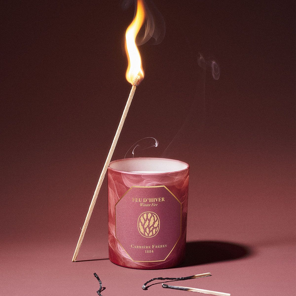 Carrière Frères - Bougie Feu d'Hiver