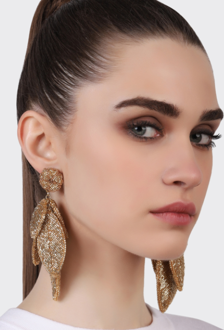 Olivia Dar - Boucles d'oreilles Leaf