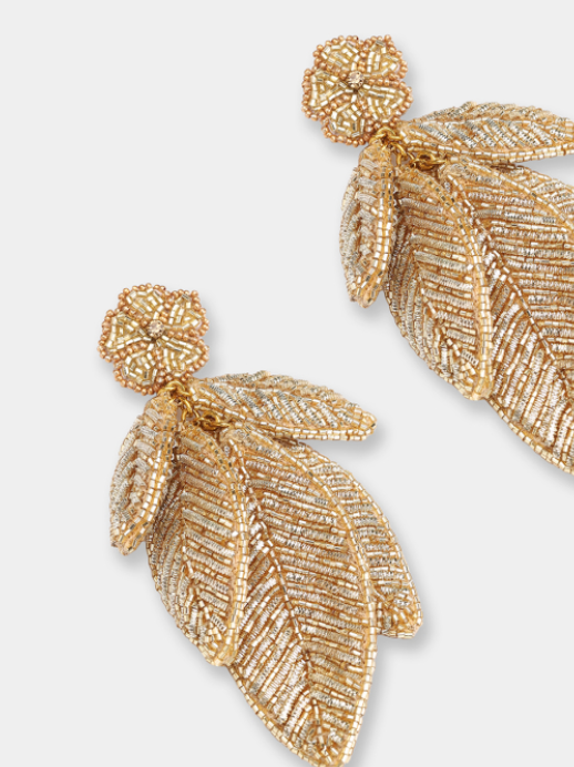 Olivia Dar - Boucles d'oreilles Leaf