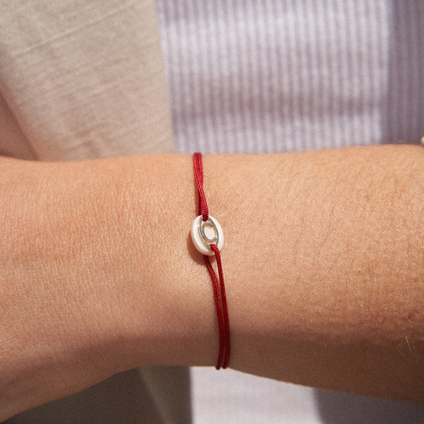 Charlet - Bracelet Médaille IRIS sur cordon