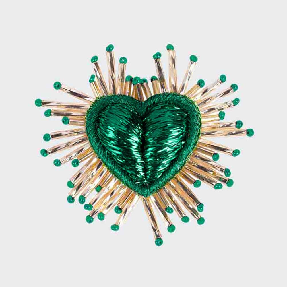 Olivia Dar - Broche Sparkle Heart