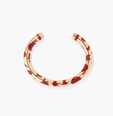 Aurélie Bidermann - Bracelet POSITANO - Pomme Bordeaux