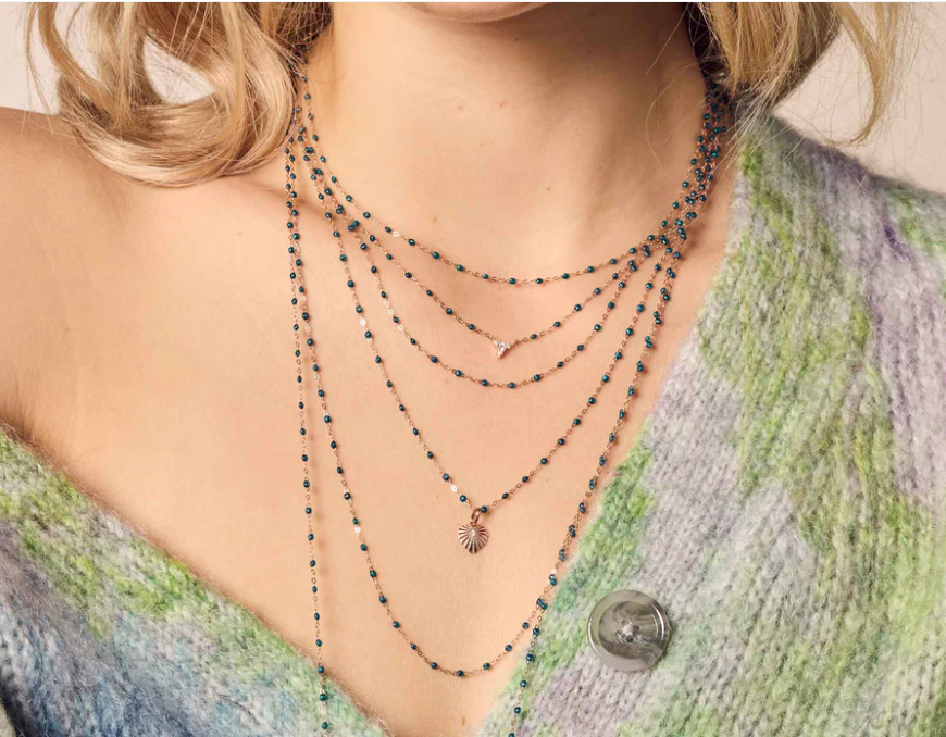 Gigi Clozeau - Collier Classique Gigi, OR ROSE, ADULTE, 42CM