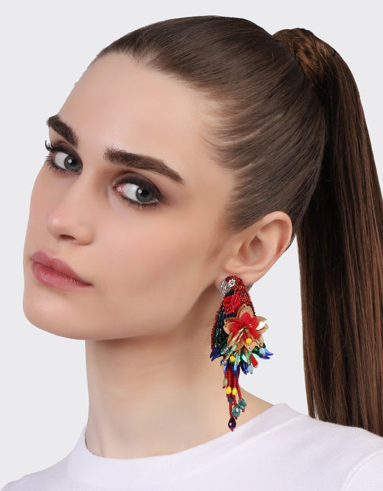 Olivia Dar - Boucles d'oreilles Parrot