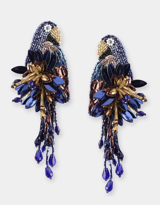 Olivia Dar - Boucles d'oreilles Parrot