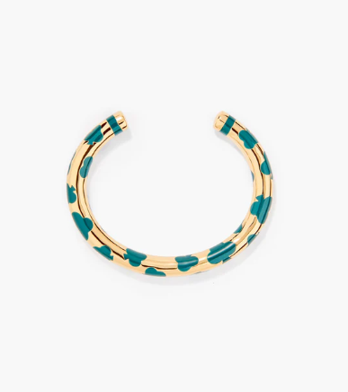 Aurélie Bidermann - Bracelet POSITANO - Trèfle émeraude