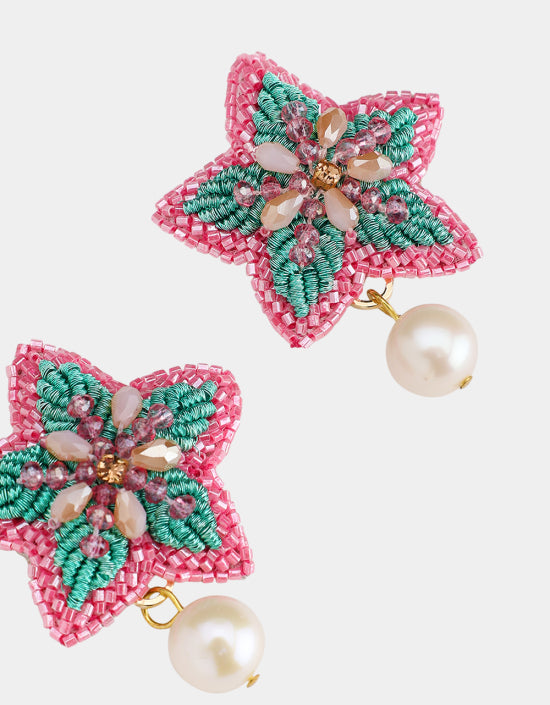 Olivia Dar - Boucles d’oreilles Starfish Pearl