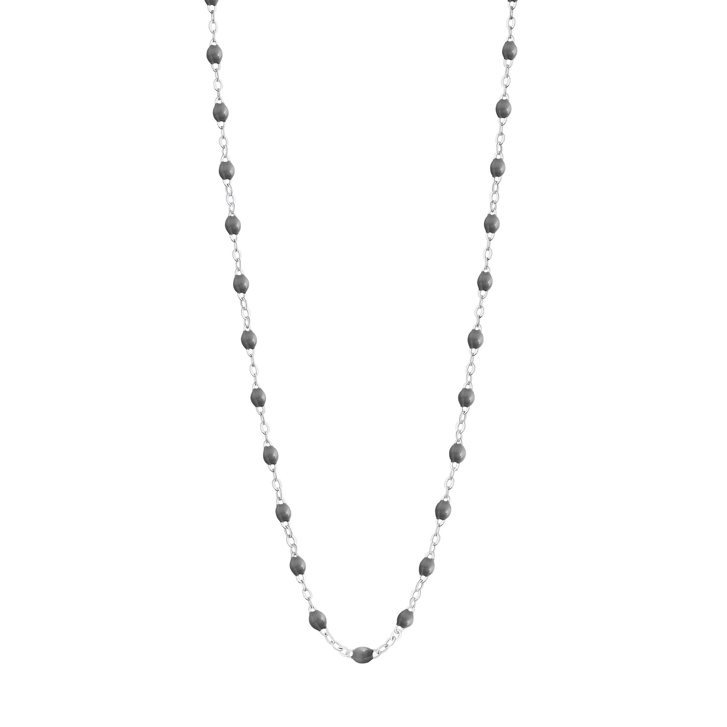 Gigi Clozeau - Collier Classique Gigi, OR GRIS, ADULTE, 42CM