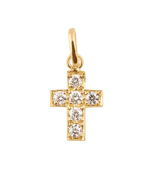 Gigi Clozeau - Pendentif Croix Diamants