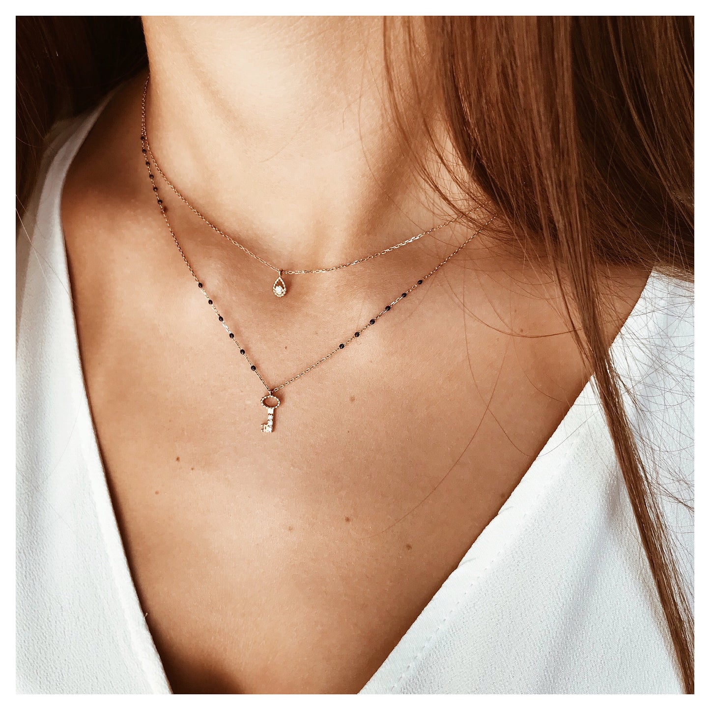 Gigi Clozeau - Pendentif Clé diamants