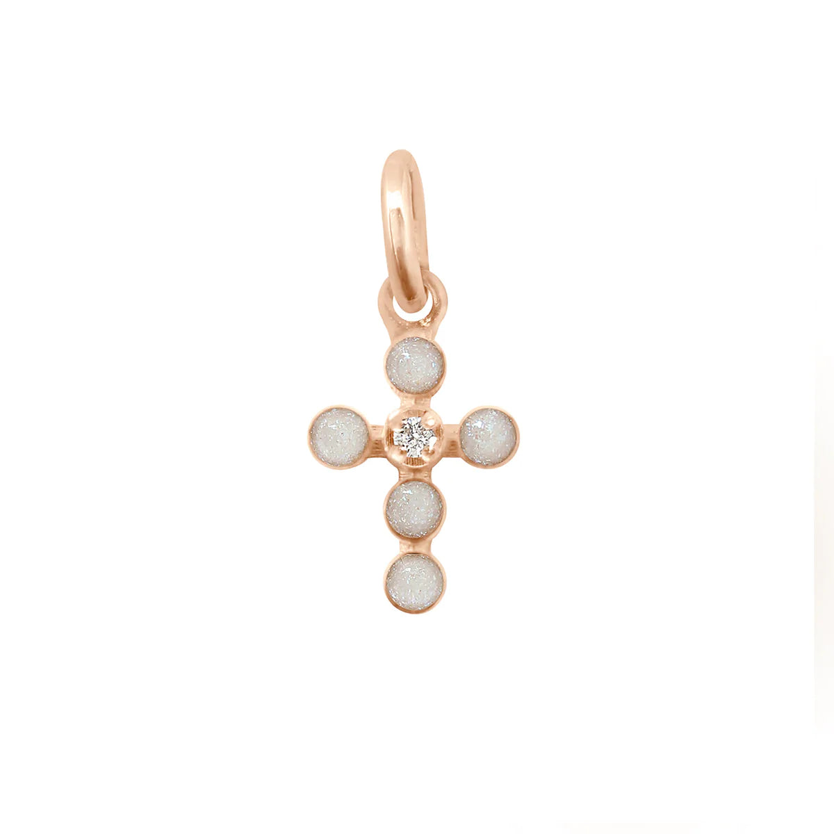 Gigi Clozeau - Pendentif Croix perlée