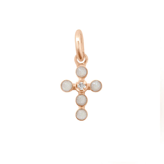 Gigi Clozeau - Pendentif Croix perlée