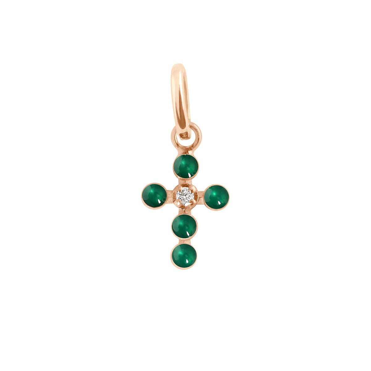 Gigi Clozeau - Pendentif Croix perlée