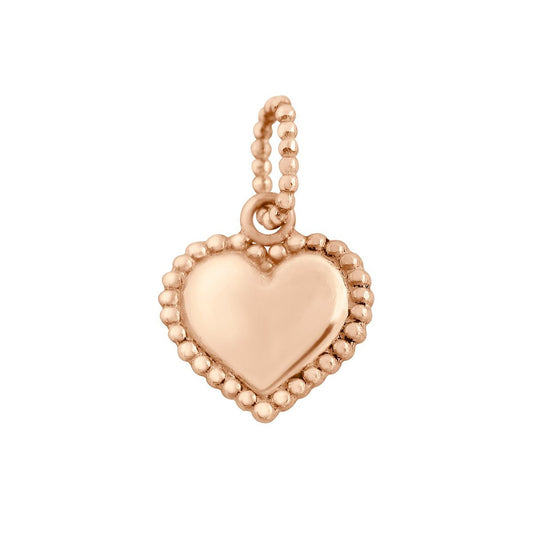 Gigi Clozeau - Pendentif coeur or rose.