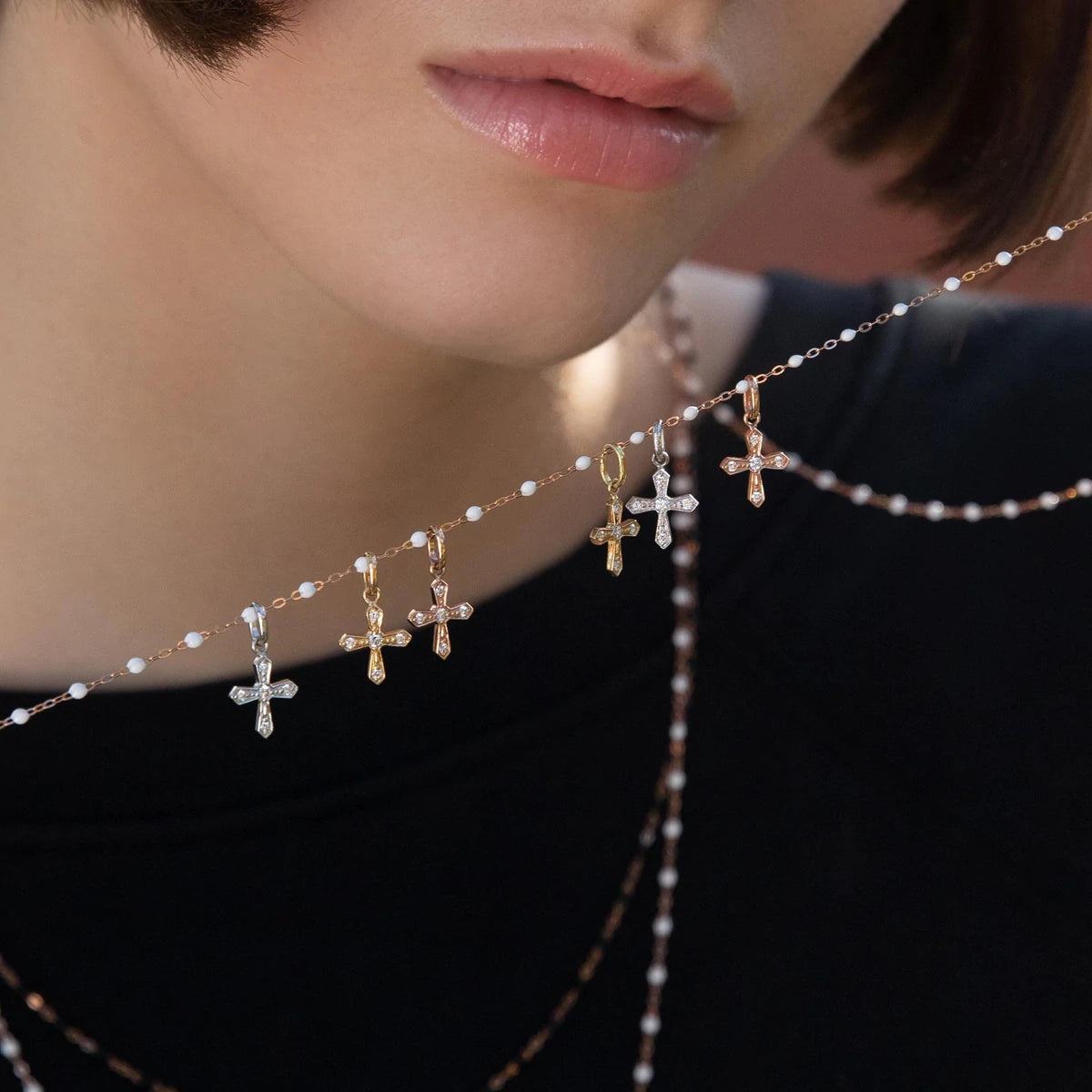 Gigi Clozeau - Pendentif Croix Vintage